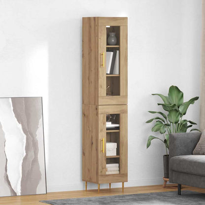 Credenza Rovere artigianale 34,5 x 34 x 180 cm