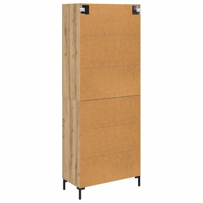 Credenza 2 pcs Rovere artigianale Legno multistrato | homemem39