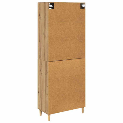 Credenza con cassetto Rovere artigianale 69,5 x 34 x 180 cm | homemem39