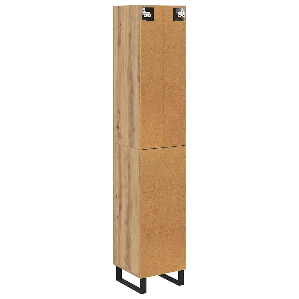 Credenza Rovere artigianale 34,5 x 34 x 180 cm - homemem39