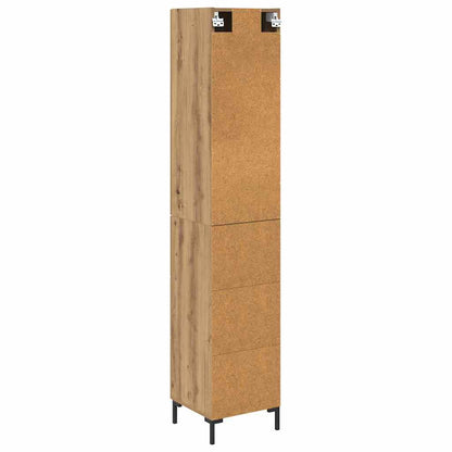Credenza Rovere artigianale 34,5 x 34 x 180 cm - homemem39