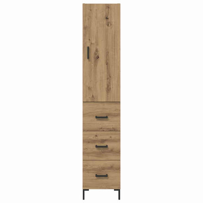 Credenza con cassetto Rovere artigianale 69,5 x 34 x 180 cm