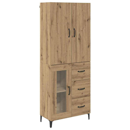 Credenza Rovere artigianale 69,5 x 34 x 180 cm Legno multistrato