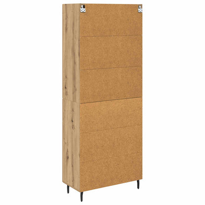 Credenza 2 pcs Rovere artigianale Legno multistrato | homemem39