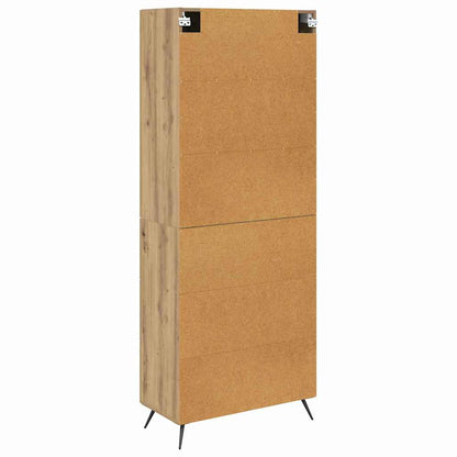 Credenza con cassetto Rovere artigianale 69,5 x 34 x 180 cm