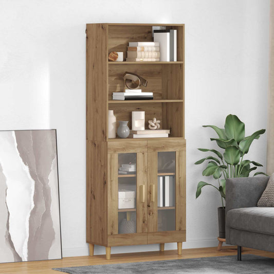 Credenza Rovere artigianale 69,5 x 32,5 x 180 cm