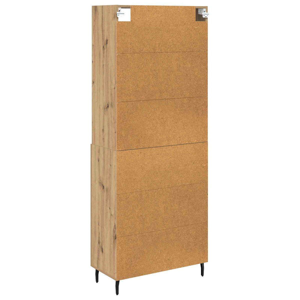 Credenza 2 pz Rovere artigianale 69,5 x 32,5 x 180 cm - homemem39