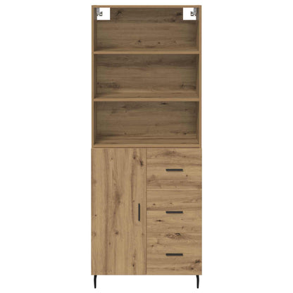 Credenza con cassetto Rovere artigianale 69,5 x 34 x 180 cm