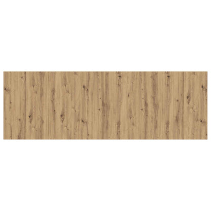 Testata con Comodino 3 pcs Rovere artigianale Legno multistrato