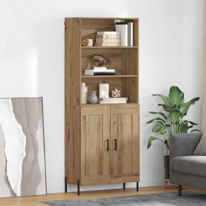 Credenza Rovere artigianale 69,5 x 32,5 x 180 cm