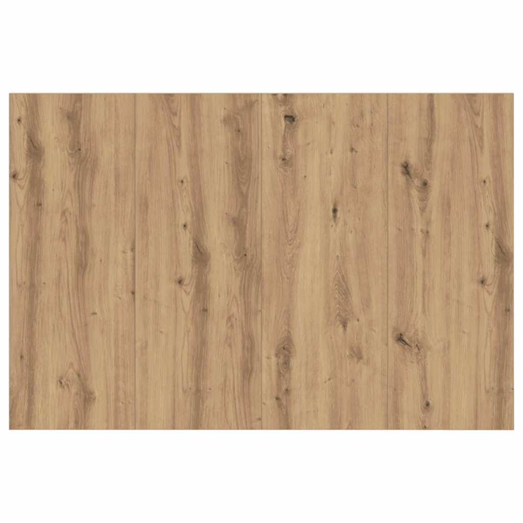 Testata con Comodino 3 pcs Rovere artigianale Legno multistrato