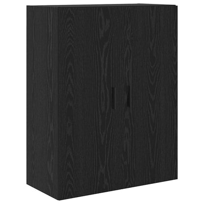 Credenza 2 pcs Rovere nero 69,5 x 34 x 180 cm Legno multistrato