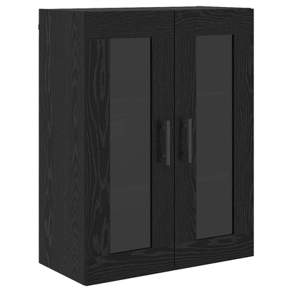 Credenza Rovere Nero 69,5 x 34 x 180 cm Legno multistrato