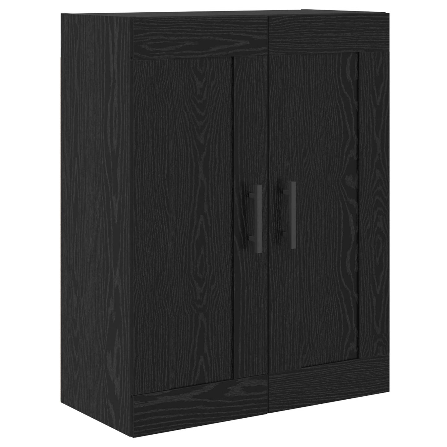 Credenza Rovere Nero 69,5 x 34 x 180 cm Legno multistrato