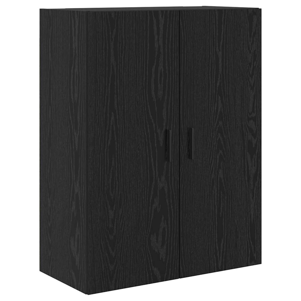 Credenza 2 pcs Rovere nero 69,5 x 34 x 180 cm Legno multistrato