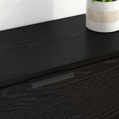 Sideboards 3 pcs Rovere nero 69,5 x 34 x 180 cm