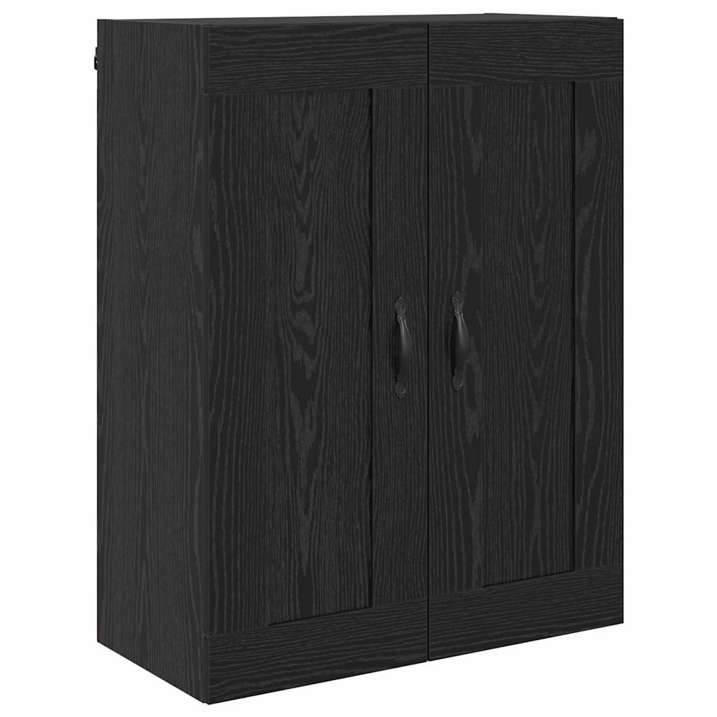 Credenza Rovere Nero 69,5 x 34 x 180 cm Legno multistrato