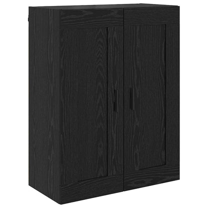 Credenza 2 pcs Rovere Nero 69,5 x 34 x 180 cm Legno multistrato