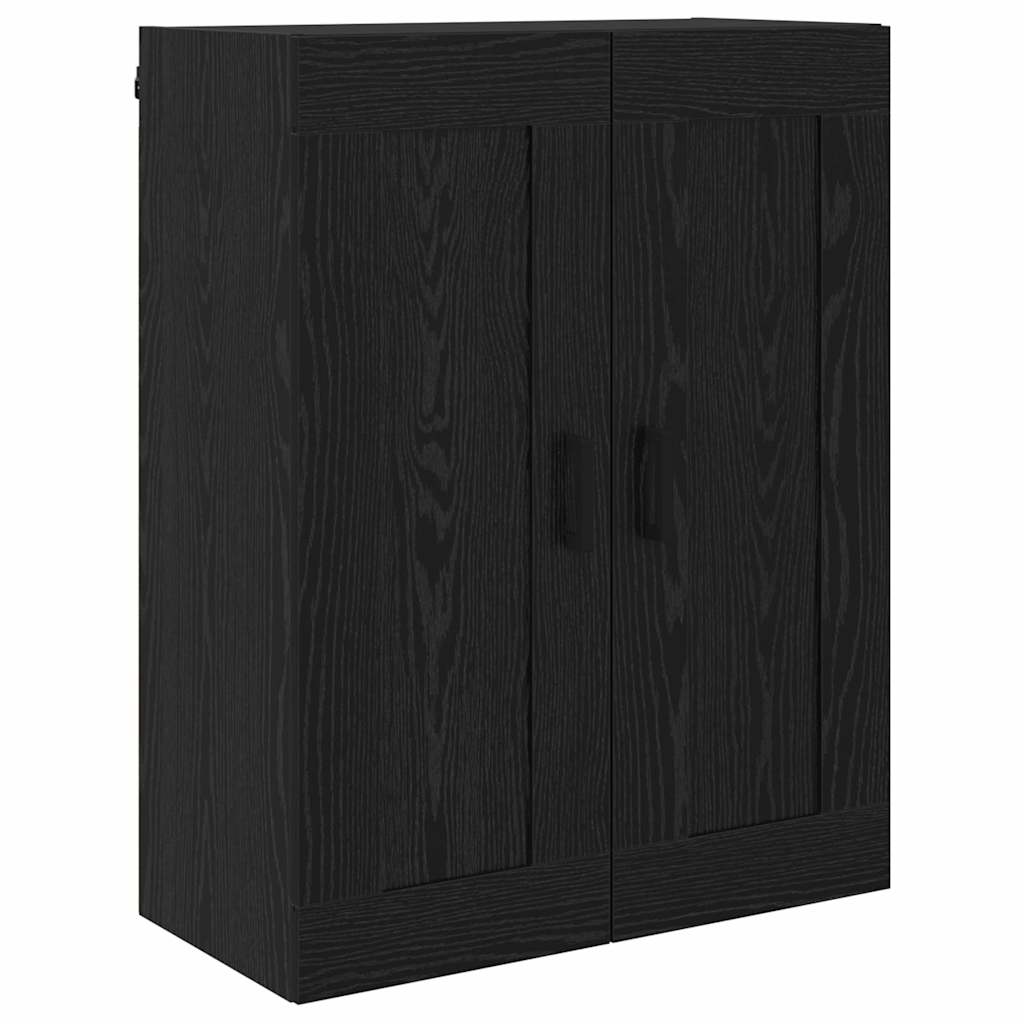 Credenza Rovere Nero 69,5 x 34 x 180 cm Legno multistrato