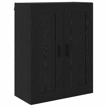 Credenza Rovere Nero 69,5 x 34 x 180 cm Legno multistrato