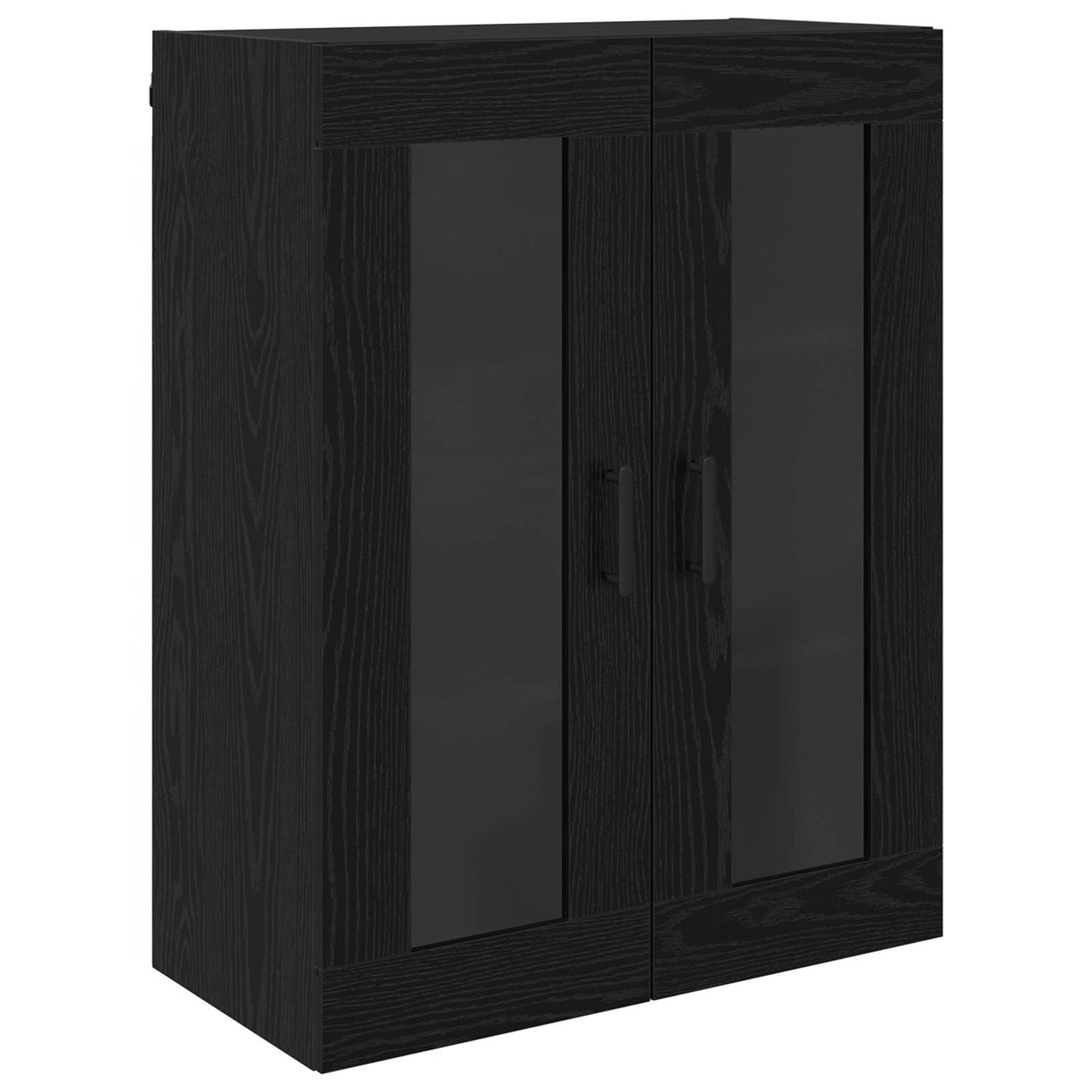 Credenza Rovere Nero 69,5 x 34 x 180 cm Legno multistrato