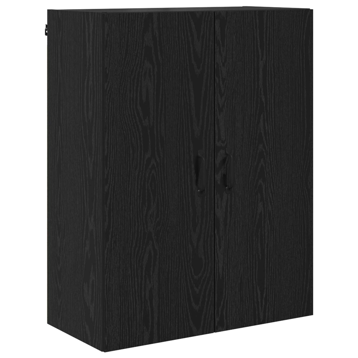 Credenza Rovere Nero 69,5 x 34 x 180 cm Legno multistrato