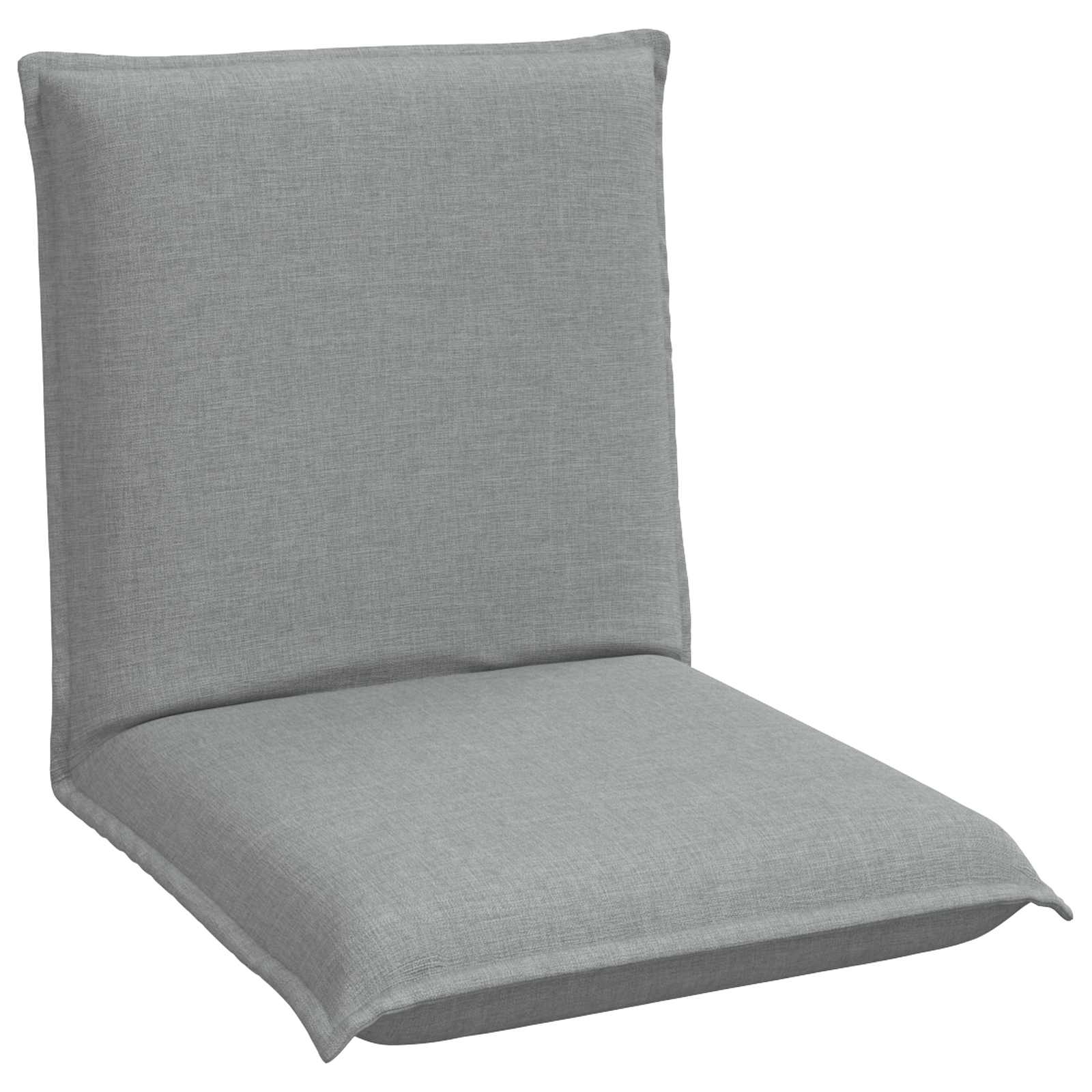 Sedia a pavimento regolabile Grigio Chiaro Tessuto | homemem39