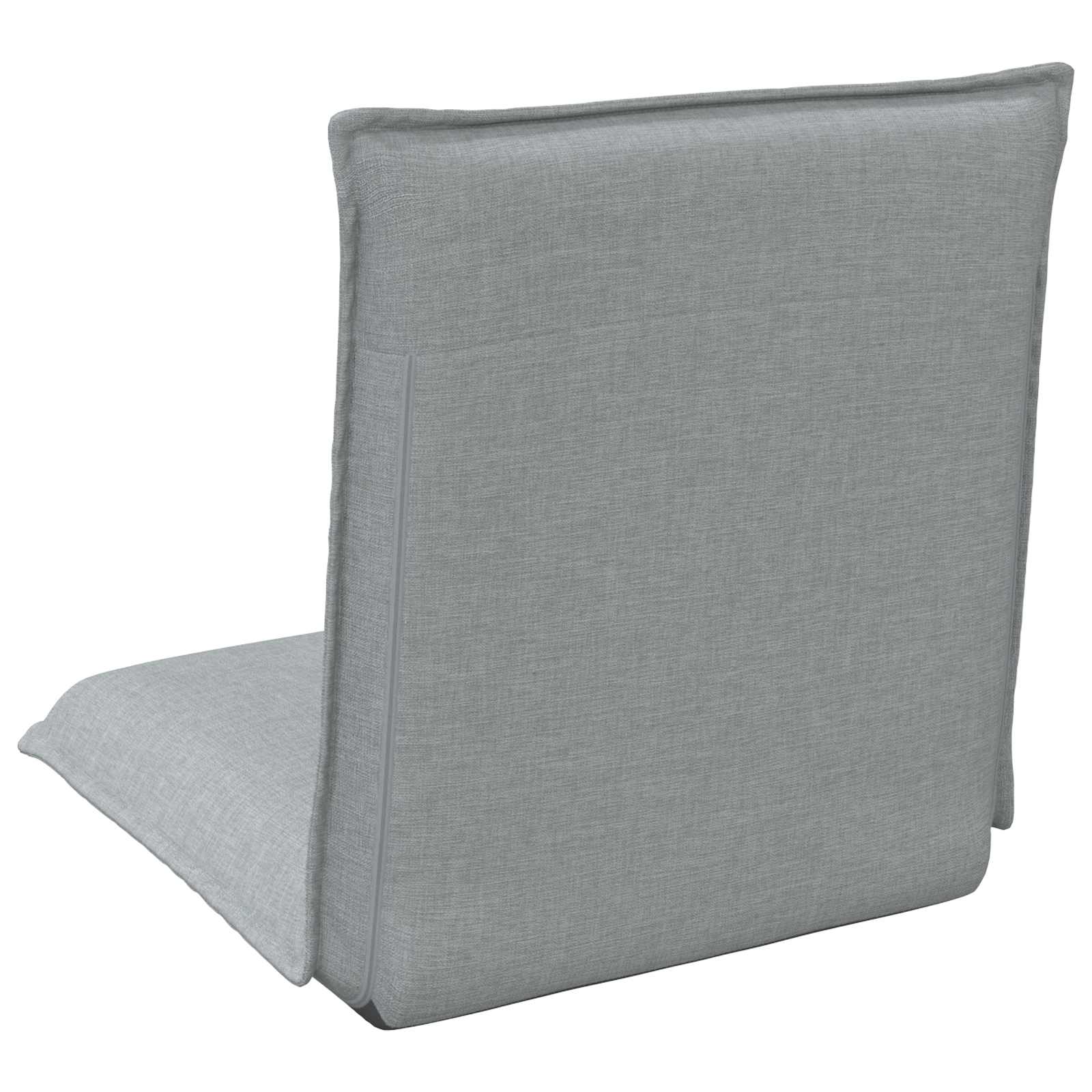 Sedia a pavimento regolabile Grigio Chiaro Tessuto | homemem39