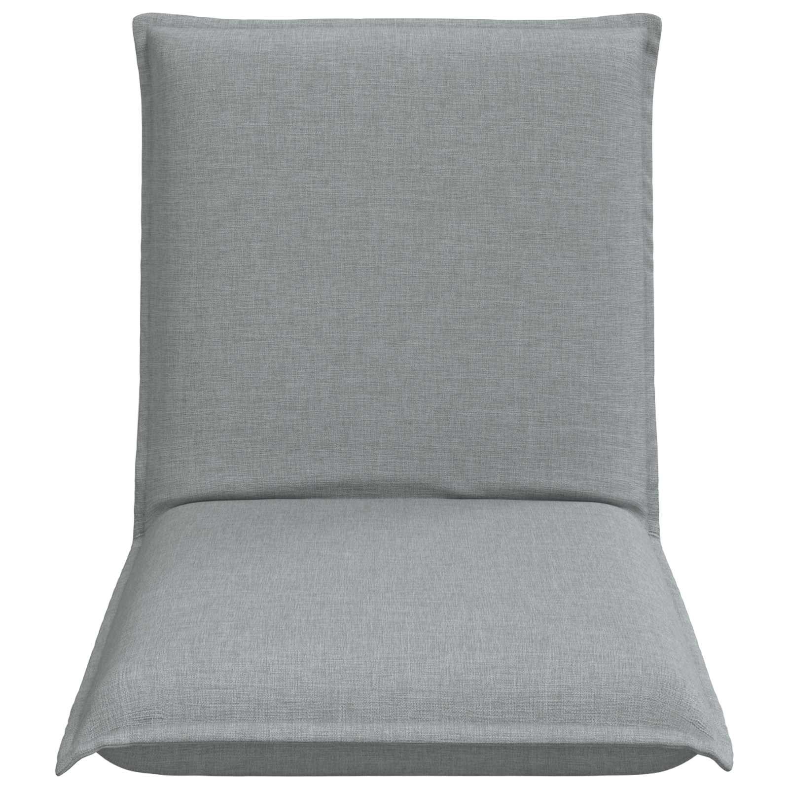Sedia a pavimento regolabile Grigio Chiaro Tessuto | homemem39