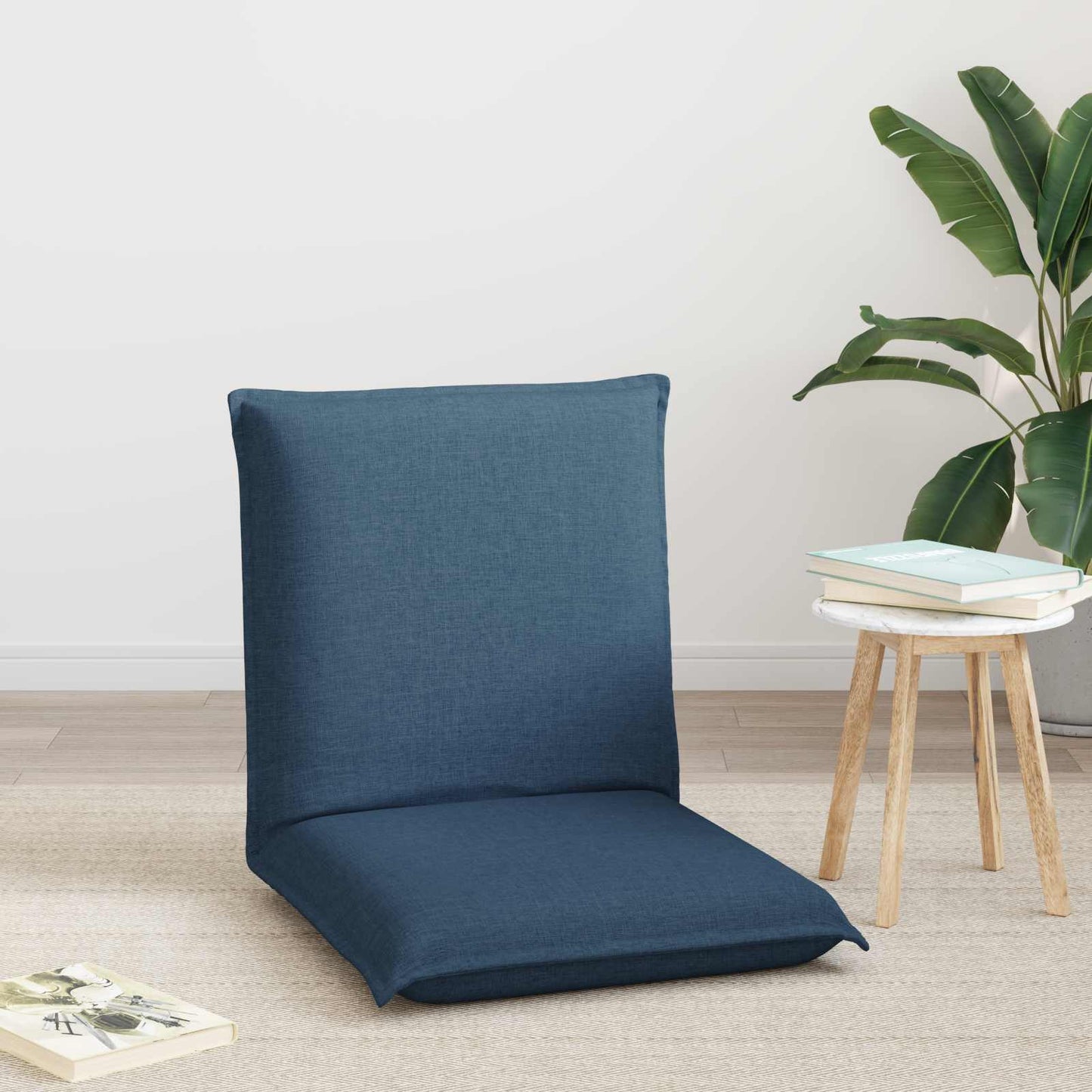 Sedia a pavimento regolabile Blu Tessuto | homemem39