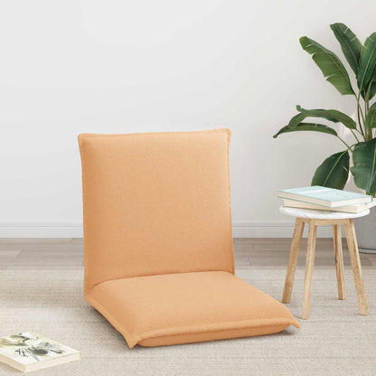 Sedia a pavimento regolabile Beige Tessuto in Lana di Pecora | homemem39