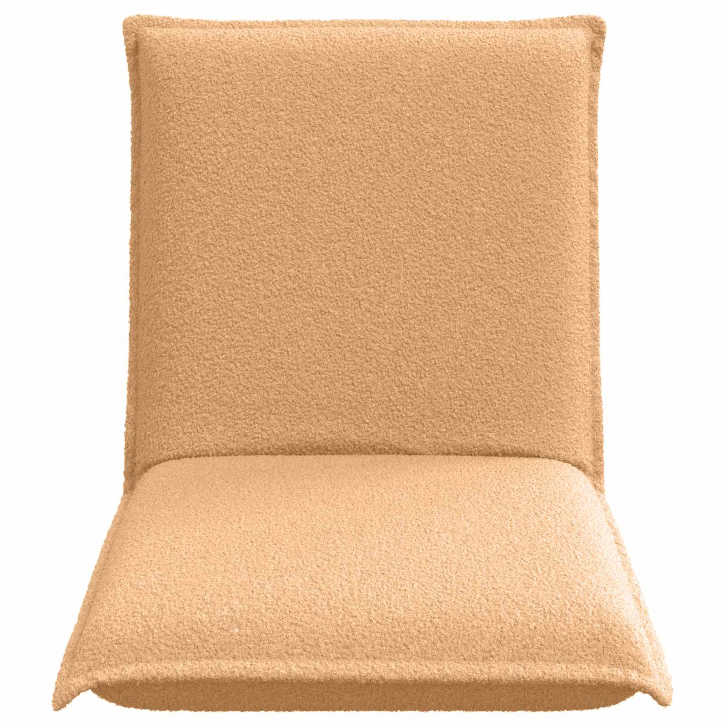 Sedia a pavimento regolabile Beige Tessuto in Lana di Pecora | homemem39