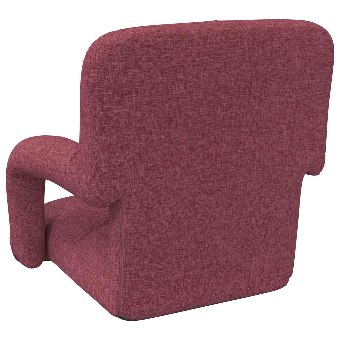 Sedia da pavimento regolabile con braccioli Rosso Vino | homemem39