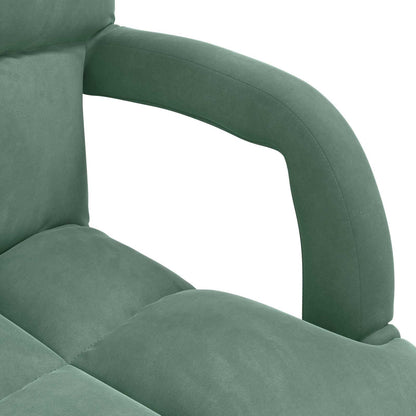 Sedia a pavimento regolabile Verde Mare Velluto | homemem39