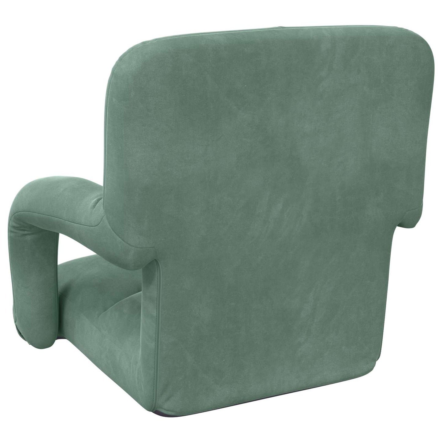 Sedia a pavimento regolabile Verde Mare Velluto | homemem39