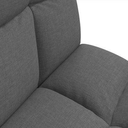 Sedia a pavimento regolabile Grigio Scuro Tessuto | homemem39