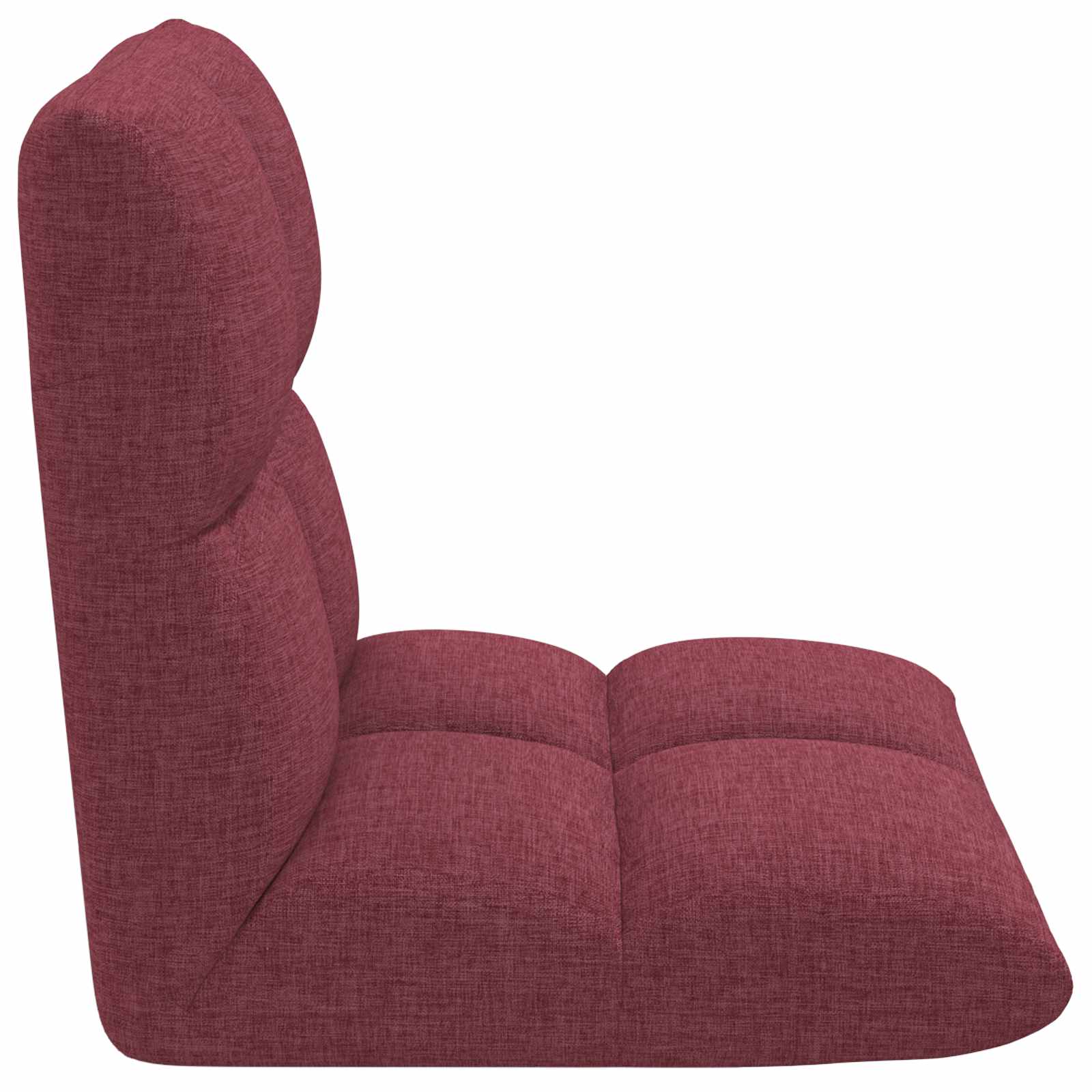 Sedia a pavimento regolabile Rosso Vino Tessuto | homemem39