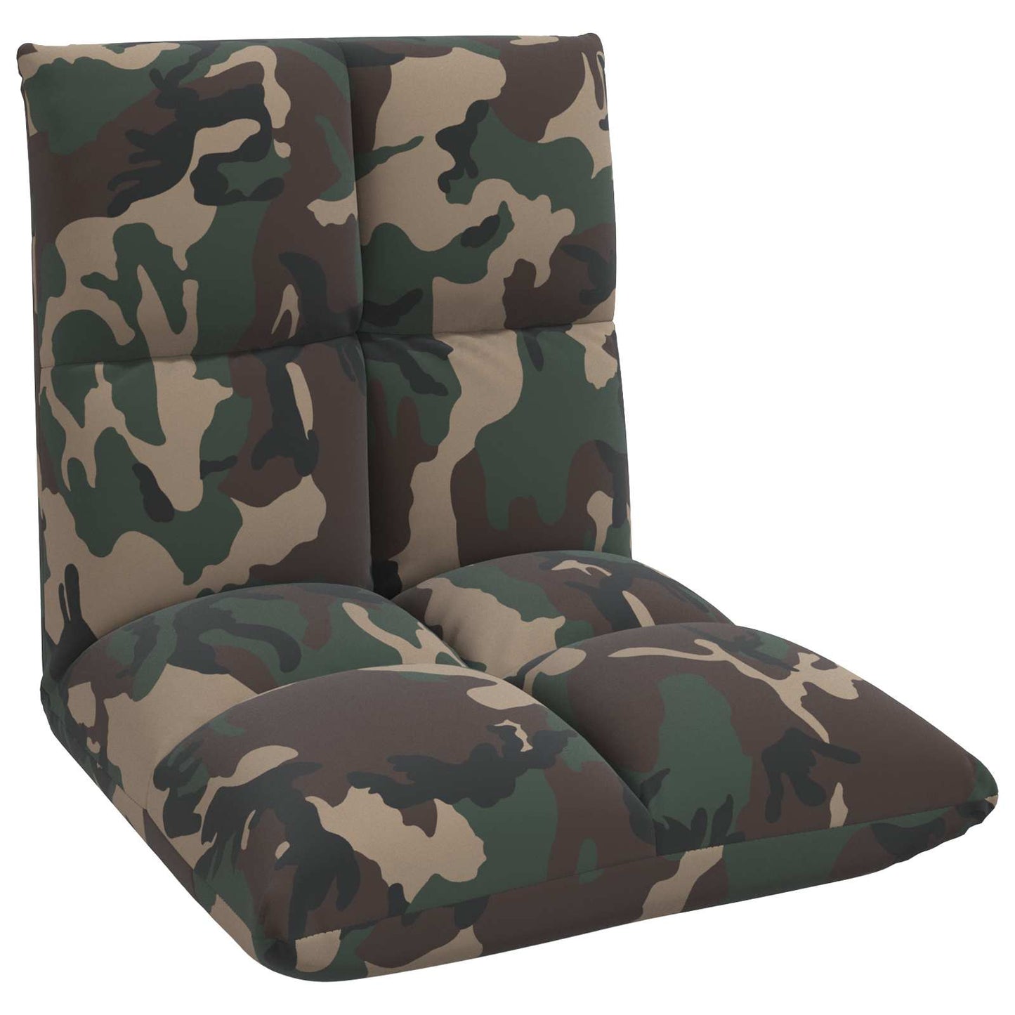 Sedia a pavimento regolabile Verde militare Tessuto | homemem39