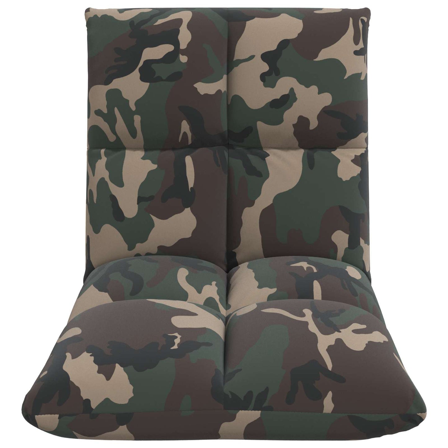 Sedia a pavimento regolabile Verde militare Tessuto | homemem39
