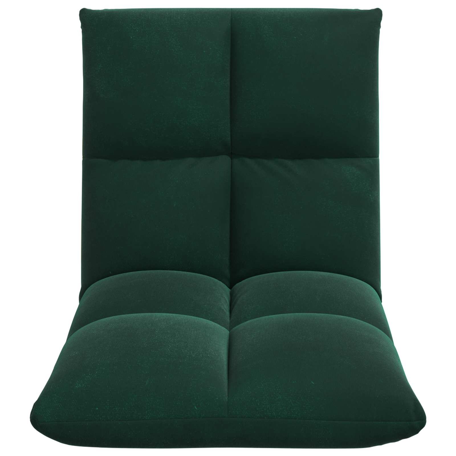 Sedia a pavimento regolabile Verde Scuro Velluto | homemem39