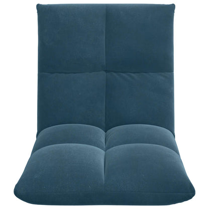 Sedia a pavimento regolabile Blu Velluto | homemem39