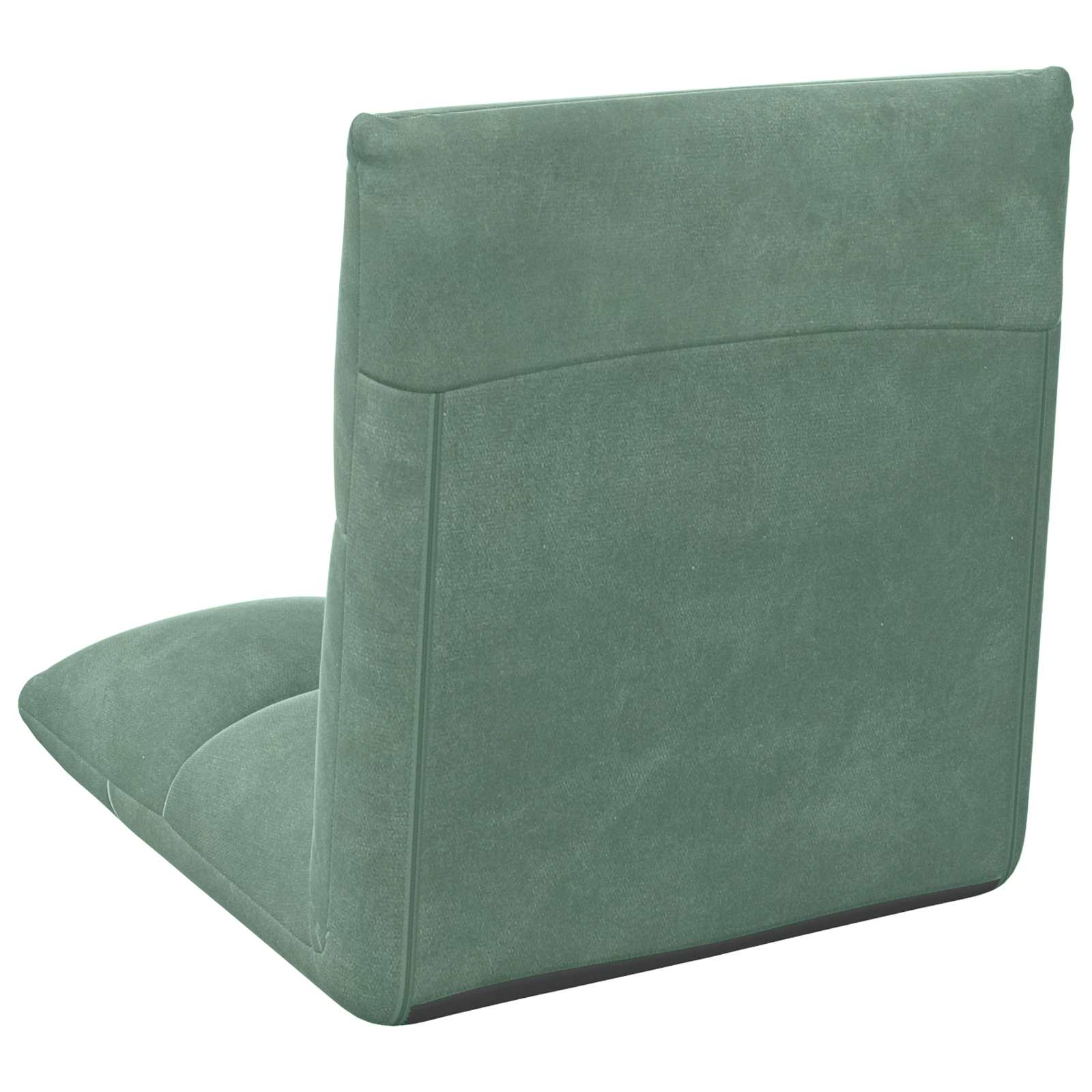 Sedia a pavimento regolabile Verde Mare Velluto | homemem39