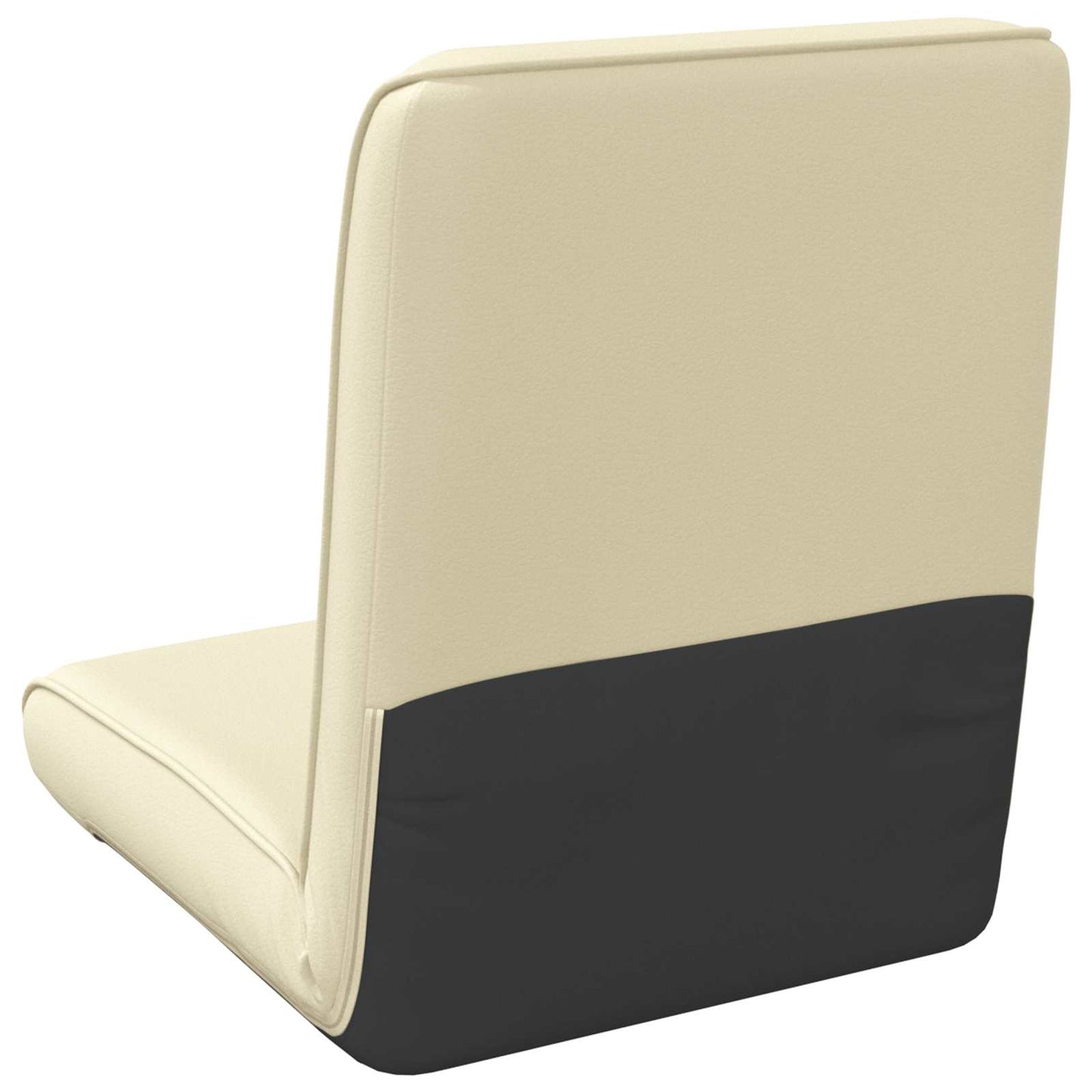 Sedia a pavimento regolabile Crema Similpelle | homemem39