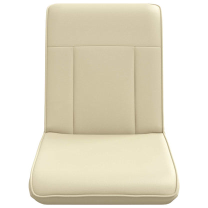 Sedia a pavimento regolabile Crema Similpelle | homemem39