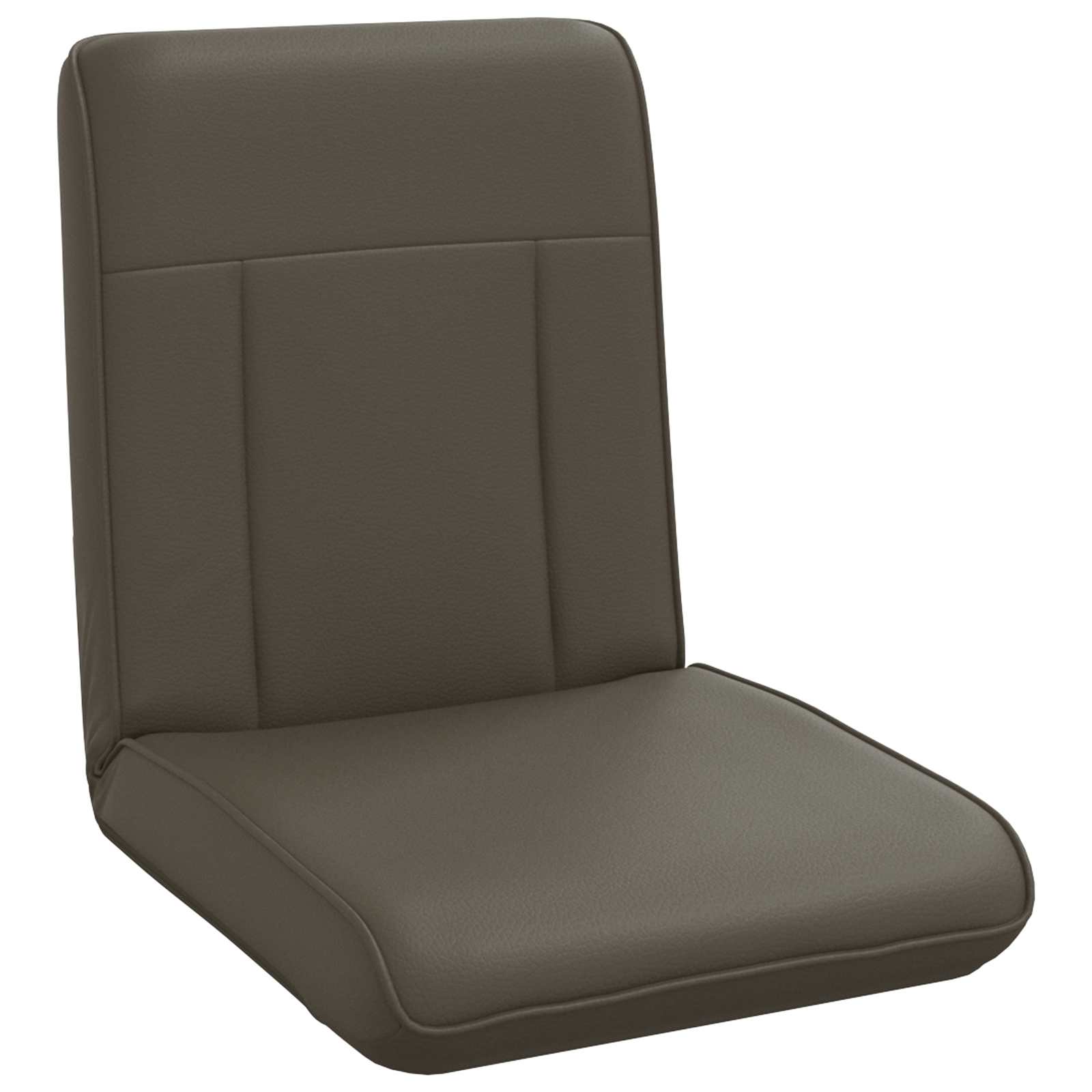 Sedia a pavimento regolabile Grigio Similpelle | homemem39
