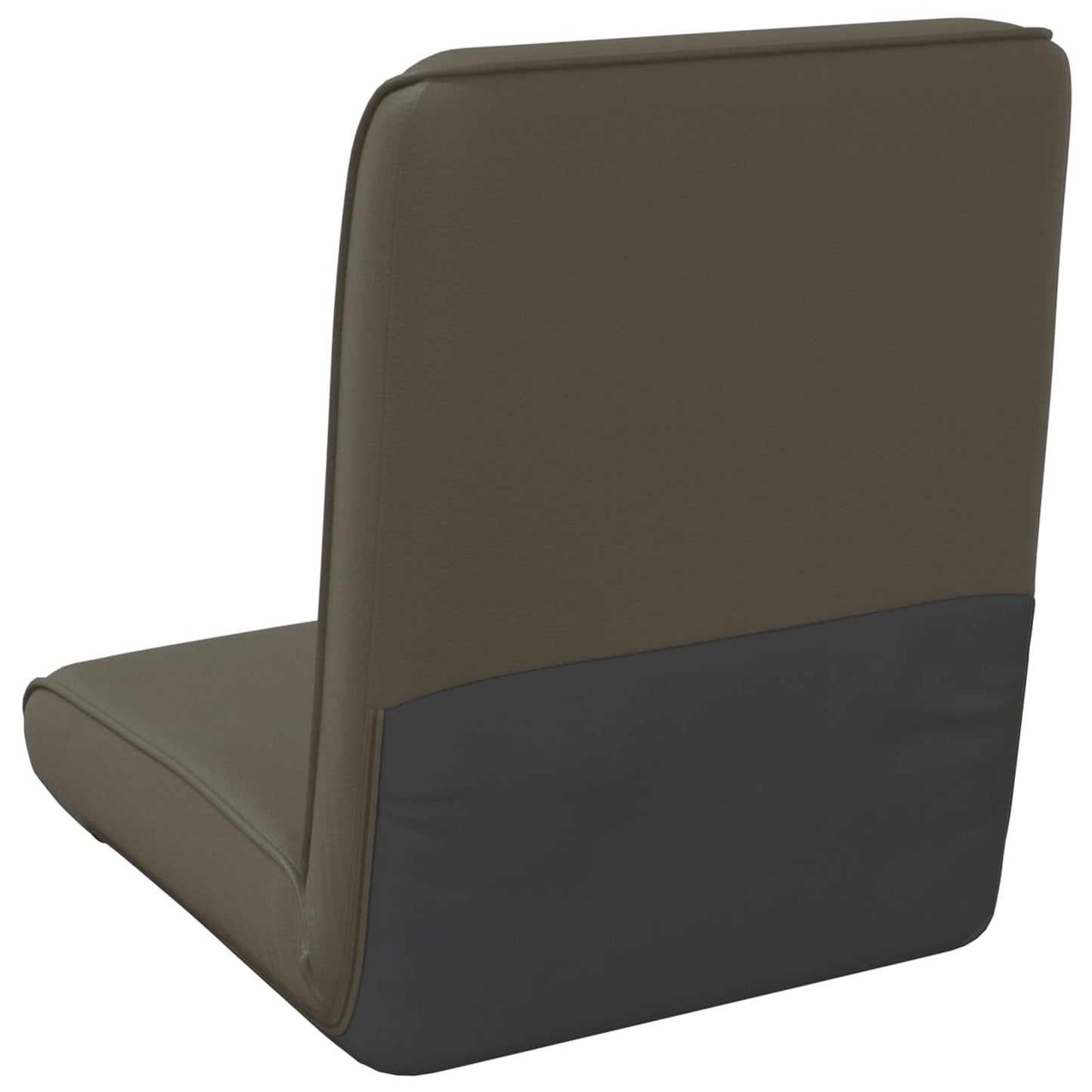 Sedia a pavimento regolabile Grigio Similpelle | homemem39