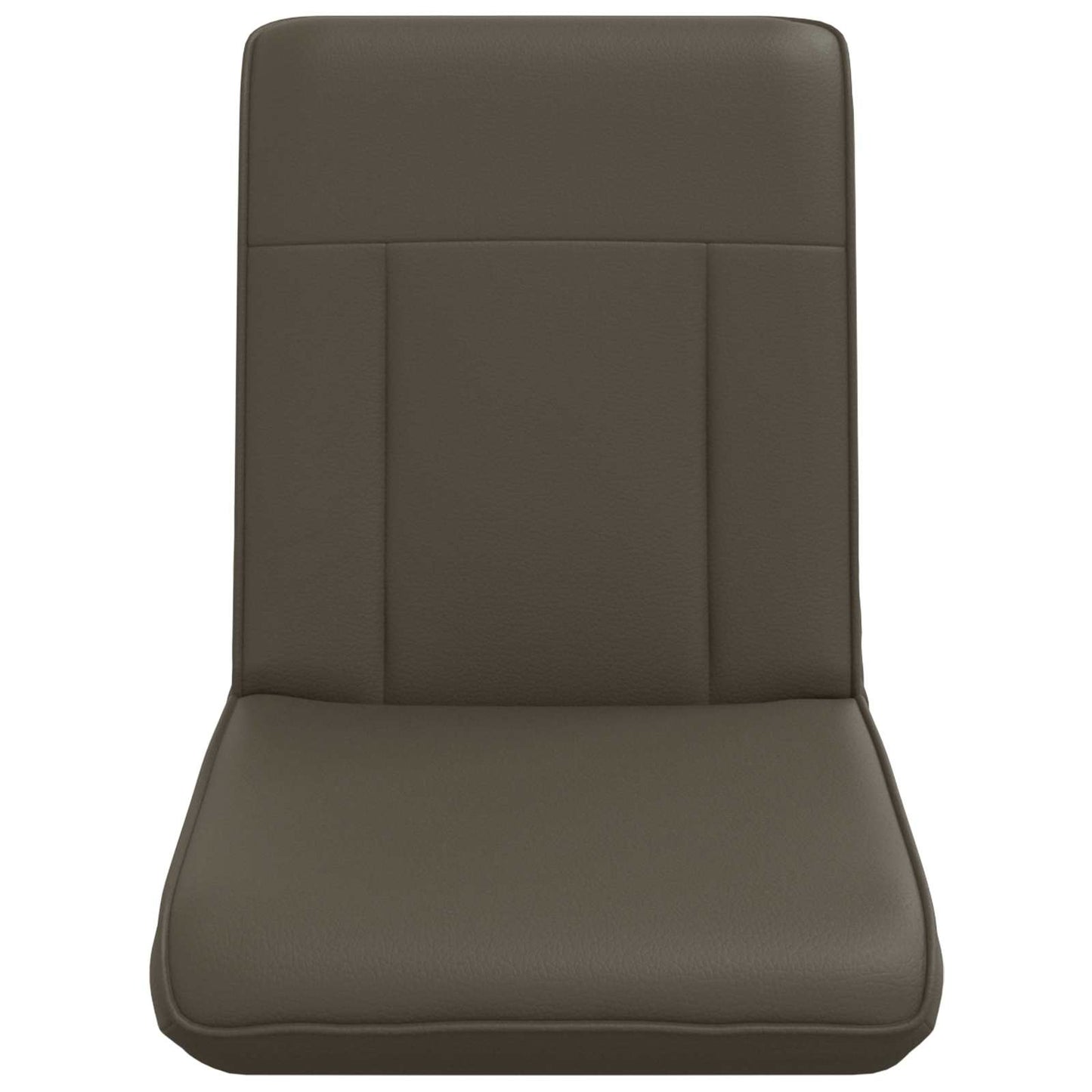 Sedia a pavimento regolabile Grigio Similpelle