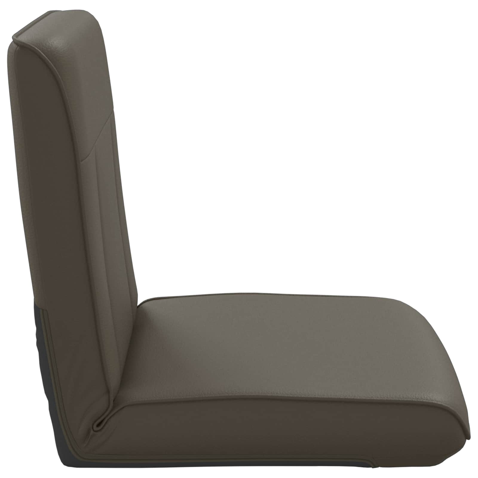 Sedia a pavimento regolabile Grigio Similpelle | homemem39