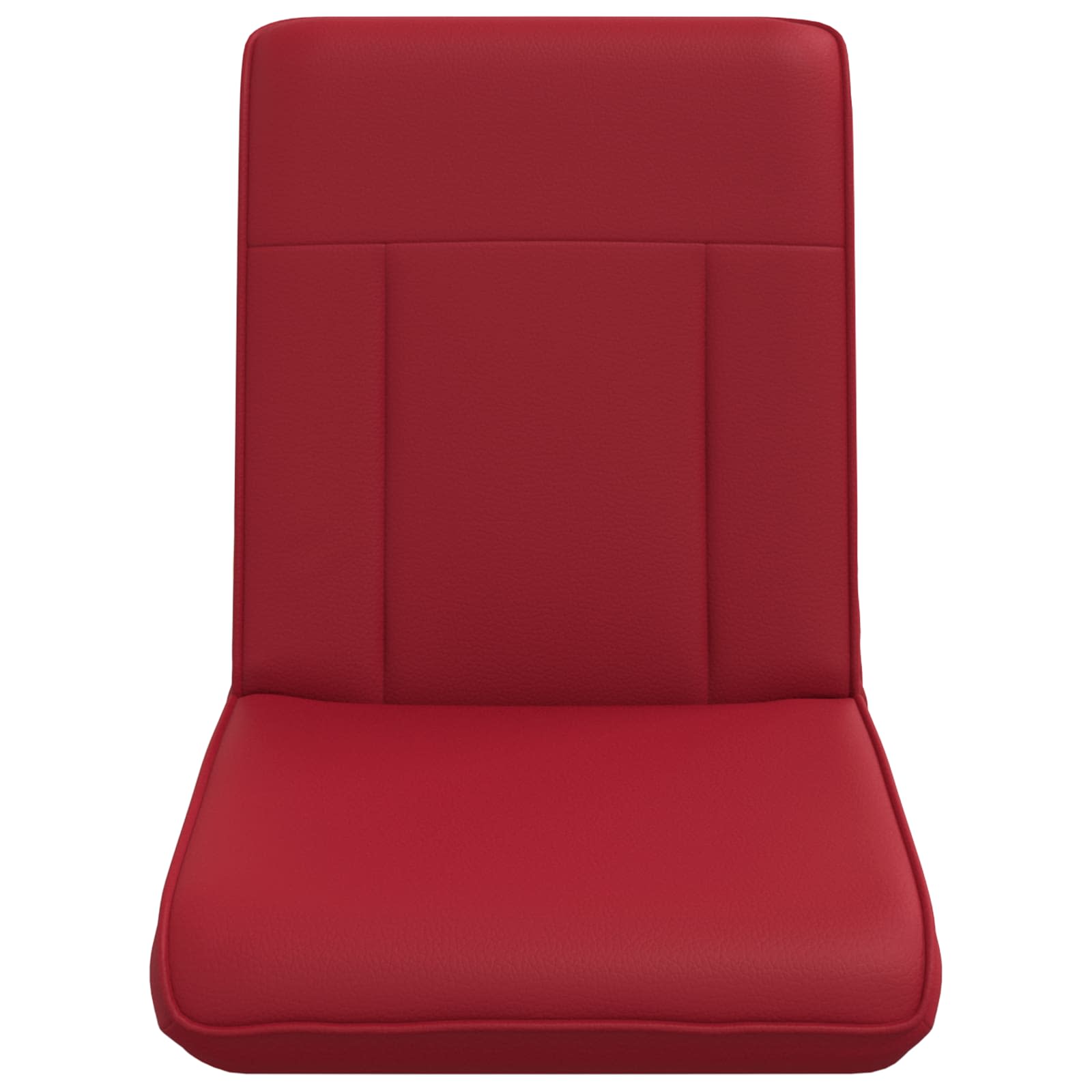 Sedia a pavimento regolabile Rosso Vino Similpelle | homemem39