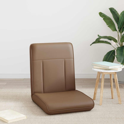 Sedia a pavimento regolabile Cappuccino Similpelle | homemem39